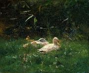 Willem Maris Ducks Sweden oil painting artist